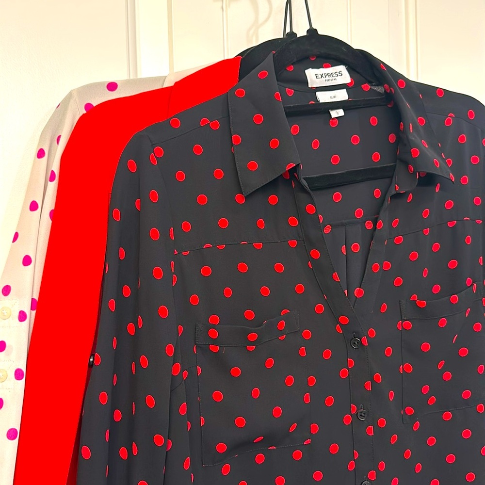 3 Express Portofino Button Down Shirts